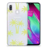 Samsung Galaxy A40 | TPU Case | Palmtrees
