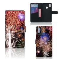 Huawei Y7 (2019) | Wallet Case | met Pasjes | Vuurwerk