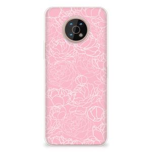 Nokia G50 TPU Case White Flowers