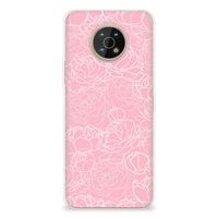 Nokia G50 TPU Case White Flowers