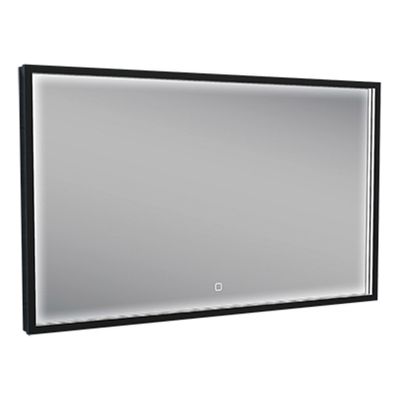 Badkamerspiegel Maro | 100x60 cm | Rechthoekig | Directe LED verlichting | Touch button | Met verwarming