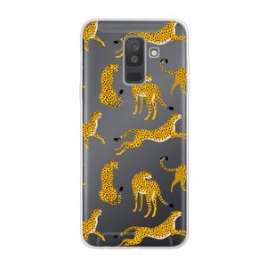 Luipaard: Samsung Galaxy A6 Plus (2018) Transparant Hoesje