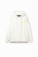 Oversized sweatshirt palmboom - WHITE - M
