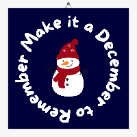 Tekst tegeltje Kerst december