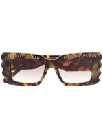 Philipp Plein lunettes de soleil à logo - Tons neutres - thumbnail