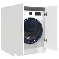 Wasmachinekast 71x71,5x91,5 cm wit