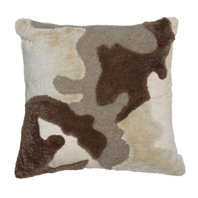 Kussen Cetuno creme donkerbruin 45x45