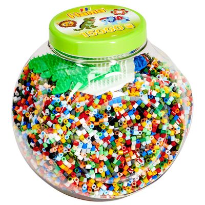 Hama strijkkralenset in pot, 15.000st.