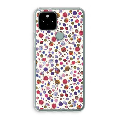 Planets Space: Google Pixel 5 Transparant Hoesje