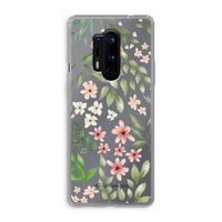 Botanical sweet flower heaven: OnePlus 8 Pro Transparant Hoesje