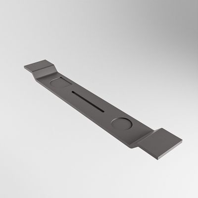 MONDIAZ EASY Badplank 86cm solid surface kleur DarkGrey