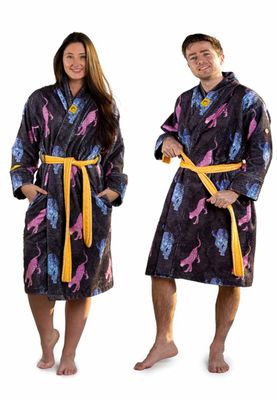 Unisex badjas panter - crazy comfort-s/m