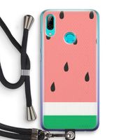 Watermeloen: Huawei P Smart (2019) Transparant Hoesje met koord