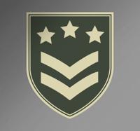 Muursticker Militair embleem Muursticker Militair embleem