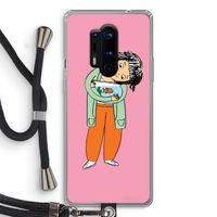 Visknuffel: OnePlus 8 Pro Transparant Hoesje met koord