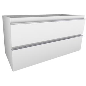 Xellanz Tigris Onderkast Met 2 Laden - 100x46cm - Glans Wit
