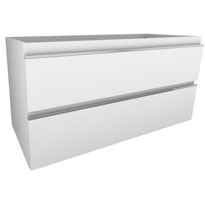Xellanz Tigris Onderkast Met 2 Laden - 100x46cm - Glans Wit