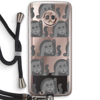 Cats: Motorola Moto G6 Transparant Hoesje met koord Cats: Motorola Moto G6 Transparant Hoesje met koord