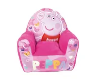 Peppa Pig Pluchen kinderstoel 52 x 48 x 51 cm - thumbnail
