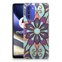 Motorola Moto G51 5G | TPU Case | Purple Flower