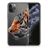 Smartphone hoesje Apple iPhone 11 Pro Watercolor Tiger