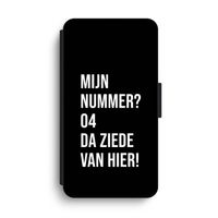 Da ziede van hier - Zwart: iPhone XS Max Flip Hoesje