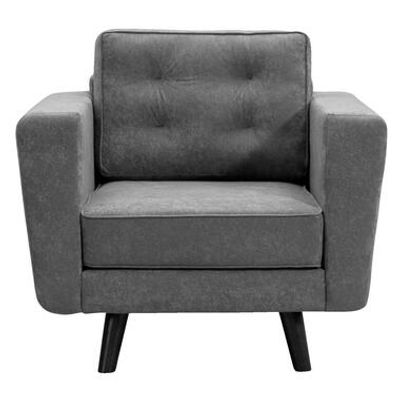 Fauteuil Bristol - stof - grijs