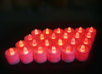 Set van 6 Rode LED Kaarsen - Home & Living - Spiritueelboek.nl - thumbnail