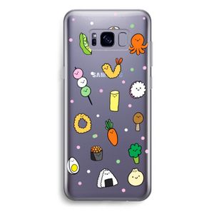 Happy bento friends: Samsung Galaxy S8 Plus Transparant Hoesje