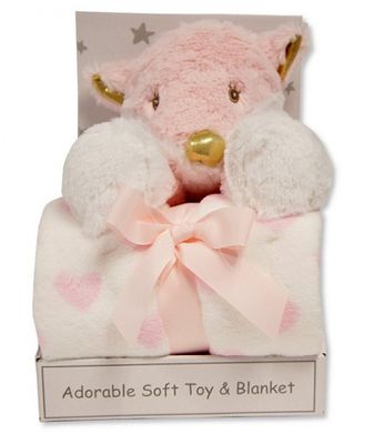 Nursery Time fleecedeken met vos 75x90 cm polyester Nursery Time fleecedeken met vos 75x90 cm polyester