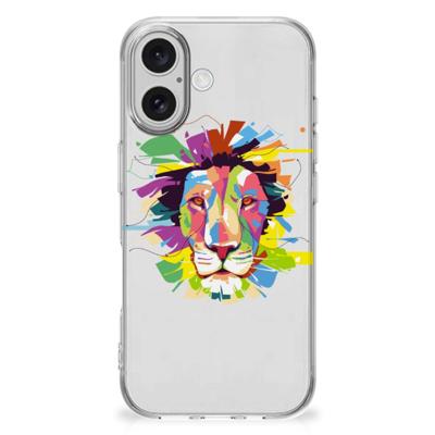 iPhone 16 plus Telefoonhoesje met Naam Lion Color iPhone 16 plus Telefoonhoesje met Naam Lion Color