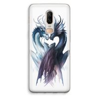 Yin Yang Dragons: OnePlus 6 Transparant Hoesje