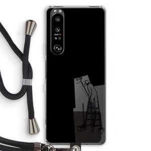 Musketon Painter: Sony Xperia 1 III Transparant Hoesje met koord