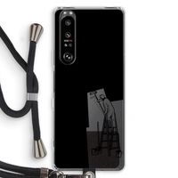 Musketon Painter: Sony Xperia 1 III Transparant Hoesje met koord