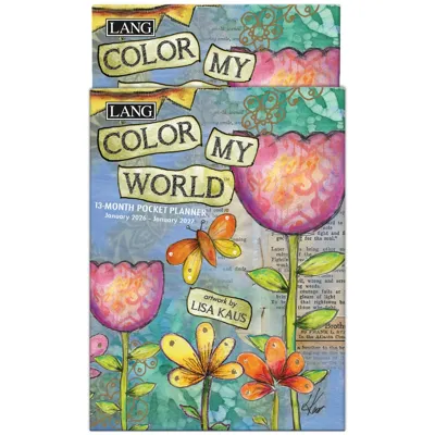 Color my World Pocket Agenda 2026