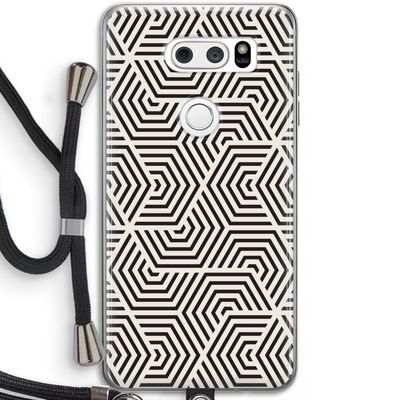 Magic pattern: LG V30 Transparant Hoesje met koord