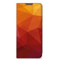 Stand Case voor OnePlus 10 Pro Polygon Red - thumbnail