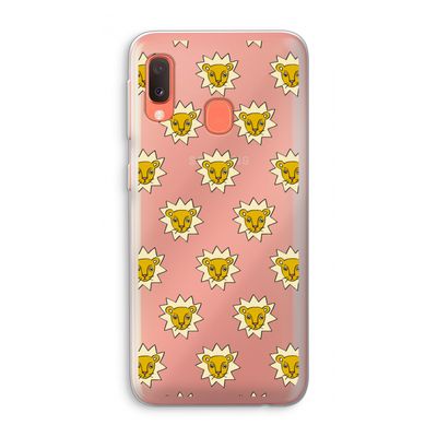 Leeuwenkoppen: Samsung Galaxy A20e Transparant Hoesje