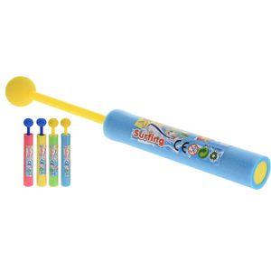 Set van 3x waterpistool van foam met bol 21 cm