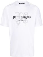 Palm Angels Los Angeles monogram-print T-shirt - Blanc