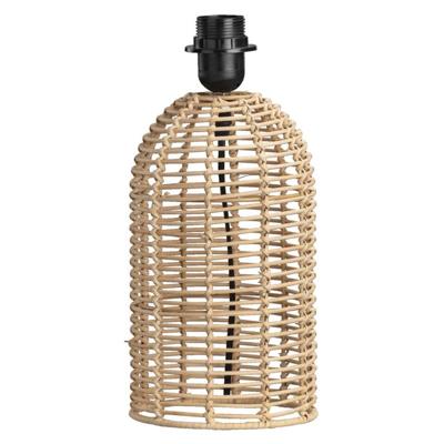 Leen Bakker - Lampvoet Genesis - Naturel - Ø15x32 Cm - Rotan - Beige