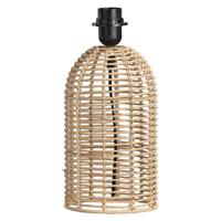 Leen Bakker - Lampvoet Genesis - Naturel - Ø15x32 Cm - Rotan - Beige