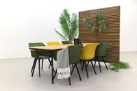 Hartman Sophie Studio Green&Yellow/Bella 220x95 cm. - 7-delige tuinset Hartman Sophie Studio Green&Yellow/Bella 220x95 cm. - 7-delige tuinset