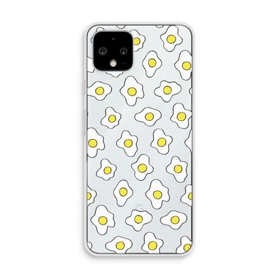 Spiegeleitjes: Pixel 4 Transparant Hoesje