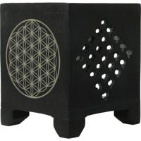 Volatile Wierook en olie verdamper zwart zeepsteen