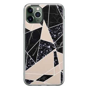 iPhone 11 Pro siliconen telefoonhoesje - Abstract painted