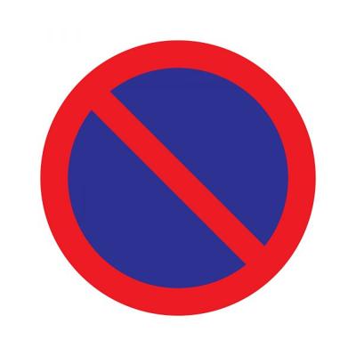 Sticker Parkeerverbod - 200 mm rond.
