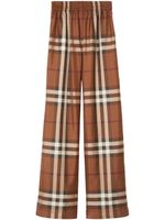 Burberry pantalon Alex à motif Vintage Check - Marron - thumbnail