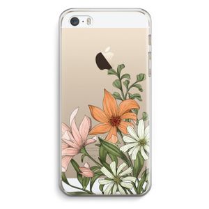 Floral bouquet: iPhone 5 / 5S / SE Transparant Hoesje
