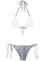 Amir Slama bikini triangle colour block - Multicolore - thumbnail